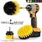 Drill Brush Power Scrubber By Useful Products 5 in W 5 in L Brush, Yellow Y-S-42O-5X-QC-DB - alternate 7